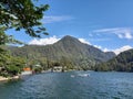 Telaga Sarangan & x28; Sarangan Lake & x29; Indonesia Royalty Free Stock Photo