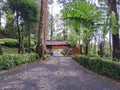 Telaga Sunyi, a popular lake and natural tourist spot in Baturaden, Banyumas, Central Java Royalty Free Stock Photo