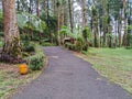 Telaga Sunyi, a popular lake and natural tourist spot in Baturaden, Banyumas, Central Java