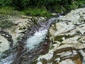 Telaga Sunyi, a popular lake and natural tourist spot in Baturaden, Banyumas, Central Java Royalty Free Stock Photo