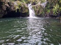 Telaga Sunyi, a popular lake and natural tourist spot in Baturaden, Banyumas, Central Java Royalty Free Stock Photo