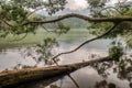 Telaga Warna scene, Dieng plateau, Java Indonesia Royalty Free Stock Photo