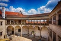 telc castle as nice czech architecture Royalty Free Stock Photo