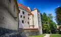 telc castle as nice czech architecture Royalty Free Stock Photo