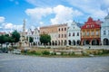 Czech Republic- Moravia - Telc`square 2 Royalty Free Stock Photo