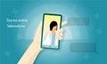 tele medicine online on smartphones