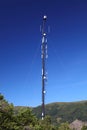 Mobile operator base station tower Royalty Free Stock Photo