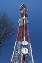 Telecom base station in Poland Royalty Free Stock Photo