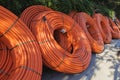 Telecom cable rolls