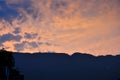 Telecom Tower in Sunset Royalty Free Stock Photo