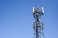 Telecomms transmitter mast for mobile phone businsses to transmit data and calls across networks