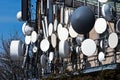 Telecommunication antennas Royalty Free Stock Photo