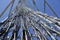 Telecommunication Cable Tray Royalty Free Stock Photo