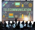 Telecommunication Connection Links Networking Concept Royalty Free Stock Photo