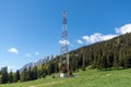 Alpine GSM antenna Royalty Free Stock Photo