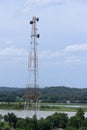 Telecommunication mast Royalty Free Stock Photo