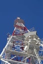 Telecommunication mast / tower Royalty Free Stock Photo