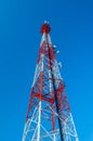 Telecommunication Radio Antenna and Satelite Tower Royalty Free Stock Photo