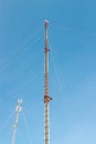 Telecommunication Radio Antenna and Satelite Tower Royalty Free Stock Photo