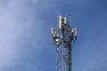 Telecommunication system towers outdoor installation for 4G or 5G