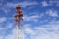 Telecommunication technology, Telecom tower mast or antenna for mobile cellular gsm telephony internet network wifi used to