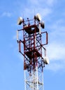 Telecommunication Tower Royalty Free Stock Photo