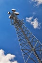 Telecommunication tower. Royalty Free Stock Photo