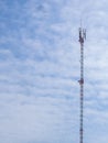 Telecommunication tower Antenna Royalty Free Stock Photo