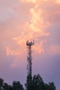 Telecommunication tower Royalty Free Stock Photo