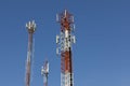 Telecommunication tower Royalty Free Stock Photo