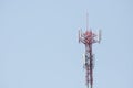 Telecommunication Tower. Cell Phone Signal Tower Royalty Free Stock Photo