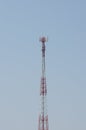 Telecommunication Tower. Cell Phone Signal Tower Royalty Free Stock Photo