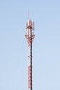 Telecommunication Tower. Cell Phone Signal Tower Royalty Free Stock Photo