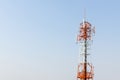 Telecommunication tower Royalty Free Stock Photo