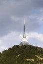 Telecommunication transmitters tower on Jested, Liberec, Czech Republic Royalty Free Stock Photo