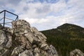 Telecommunication transmitters tower on Jested, Liberec, Czech Republic Royalty Free Stock Photo