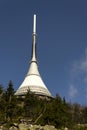 Telecommunication transmitters tower on Jested, Liberec, Czech Republic Royalty Free Stock Photo