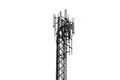 Telecommunications antennas, radios and satellite communication technology Telecommunications industry. Mobile network or 4g