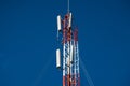 Telecommunications equipment. directional mobile phone antenna dishes. Wireless communication