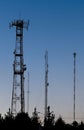 Telecommunications landscape Royalty Free Stock Photo