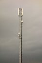 Telecommunications tower. Comunication industry antena