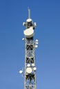 Telecommunications tower 6 Royalty Free Stock Photo