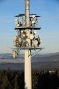 Telecommunications tower Royalty Free Stock Photo