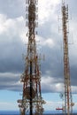 Telecommunications tower telephony repeaters in Menorca