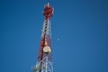 Telecommunications towers Royalty Free Stock Photo