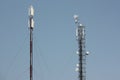 Telecomunications antennas Royalty Free Stock Photo