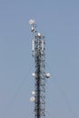 Telecomunications antennas Royalty Free Stock Photo