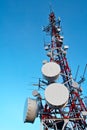 Telecomunications antennas Royalty Free Stock Photo