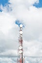 Telecomunications Tower - Antenna. Royalty Free Stock Photo