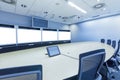 teleconferencing, video conference and telepresence business meeting room